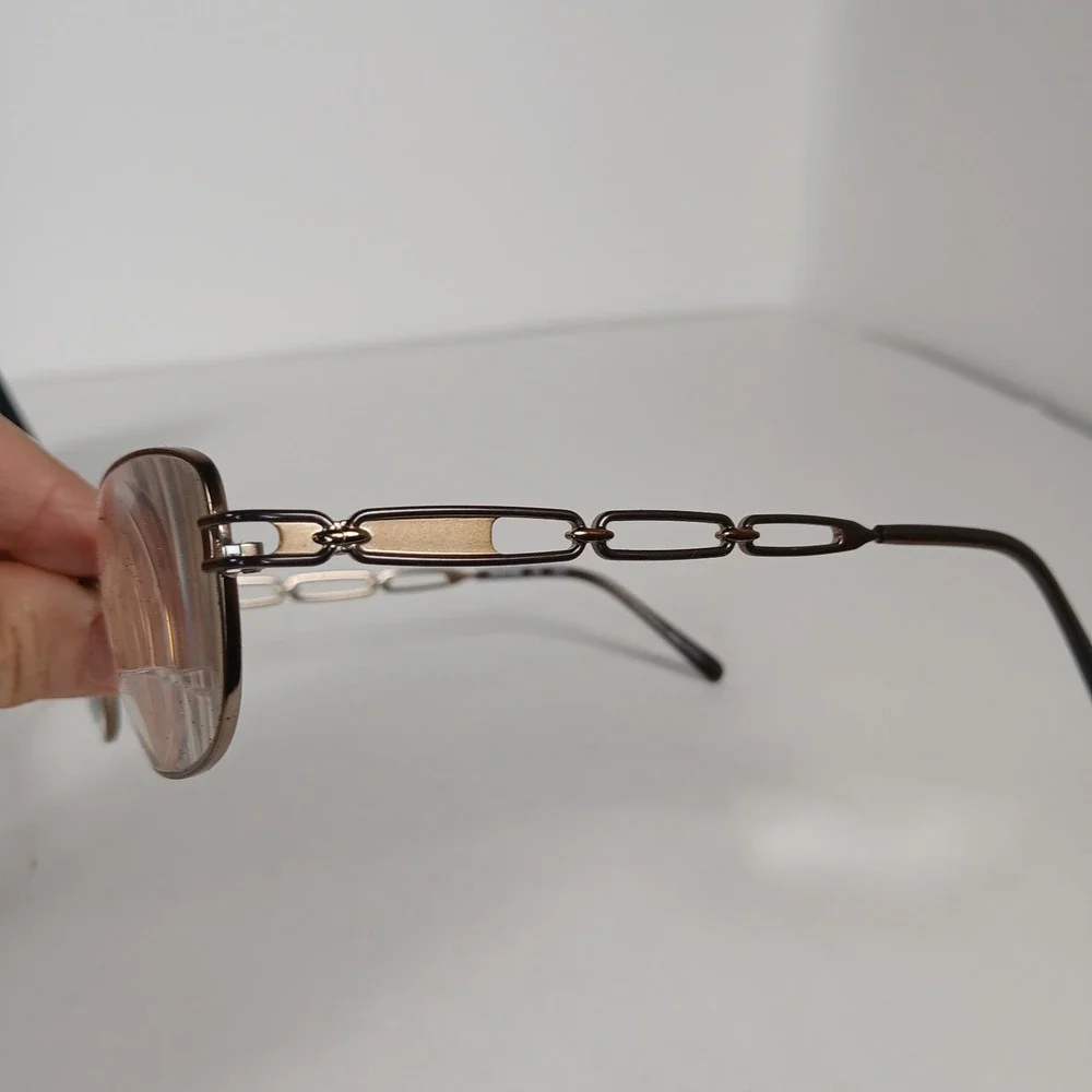 Aristar Charmant AR30800 Color 535 Brown Eyeglass Frames Only 52-16 140mm W/Case